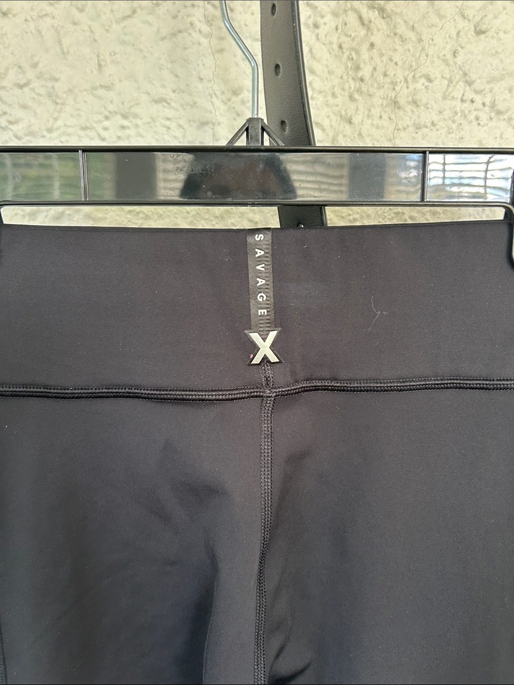 Savage X Fenty Black Sports Leggings with FENTY Tag